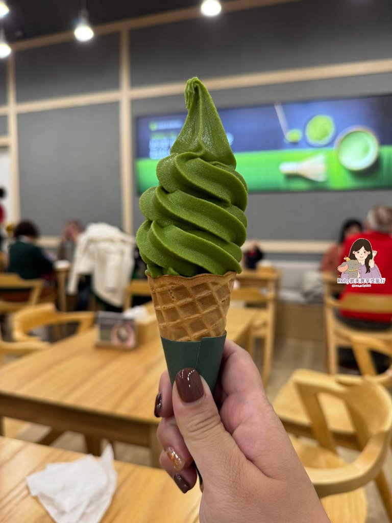 【林口美食】御前上茶宇治抹茶專門店，附有內用區，抹茶味道偏淡