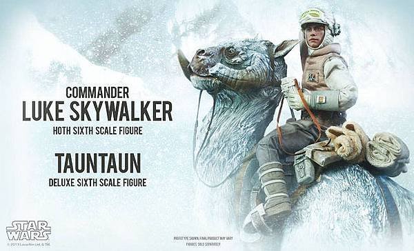 2014Luke Skywalker and Tauntaun