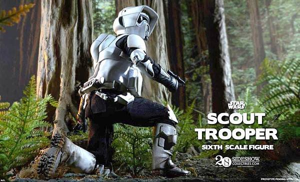 重新曝光Sideshow Scout Trooper