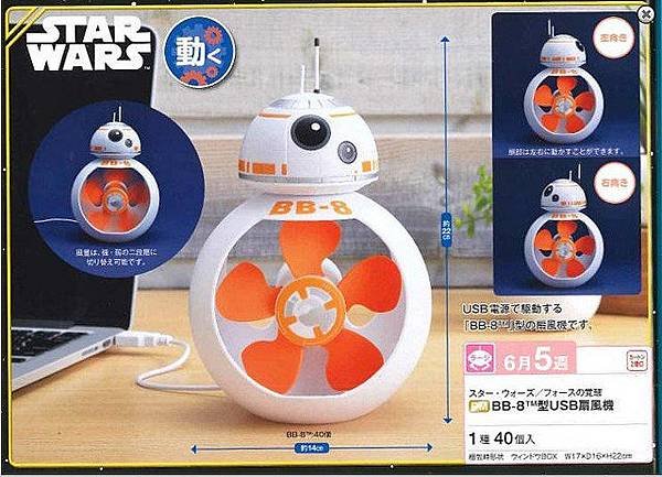 BB-8桌上型電扇2017