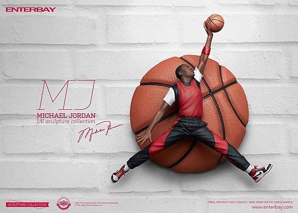 ENTERBAY 1:6 JUMPMAN 麥可喬丹 經典飛人雕像