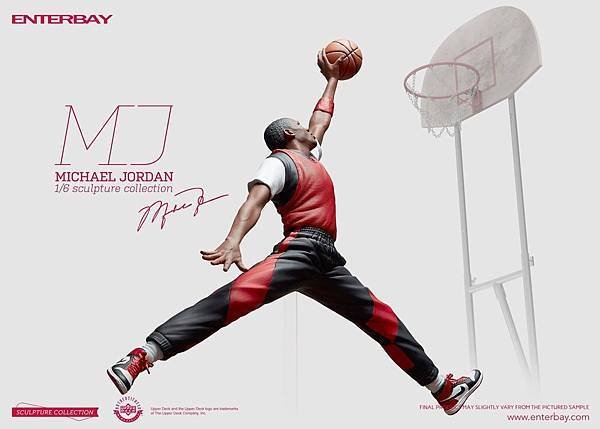 ENTERBAY 1:6 JUMPMAN 麥可喬丹 經典飛人雕像