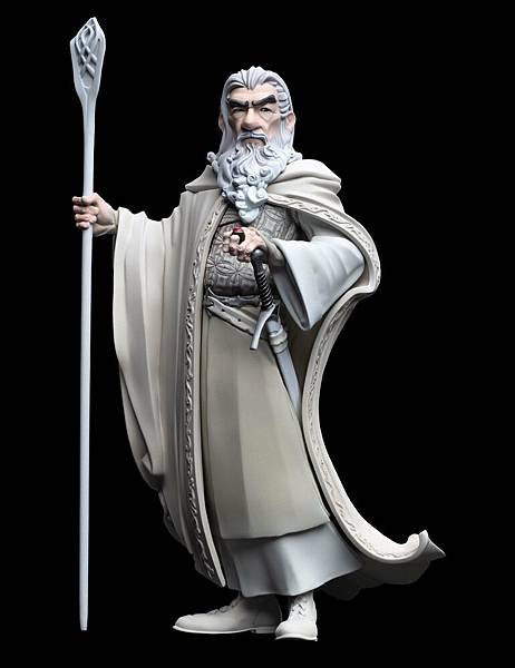 WETA Mini Epics 系列《魔戒》白袍甘道夫（GANDALF THE WHITE）搪膠