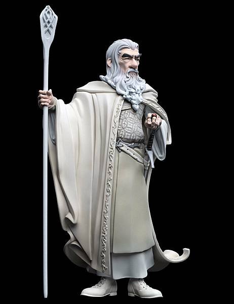 WETA Mini Epics 系列《魔戒》白袍甘道夫（GANDALF THE WHITE）搪膠