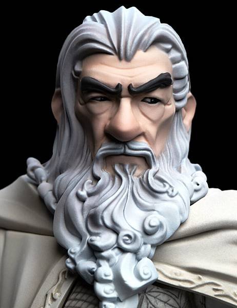 WETA Mini Epics 系列《魔戒》白袍甘道夫（GANDALF THE WHITE）搪膠