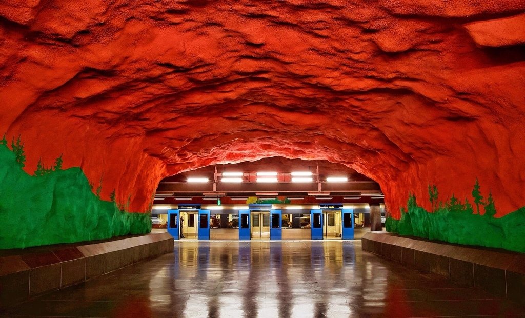 瑞典·斯德哥爾摩地鐵站之旅 Stockholm Metro 