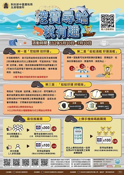 財政部中區國稅局北港稽徵所 挖寶尋蛤稅有趣