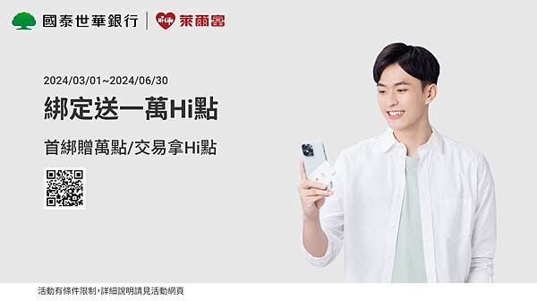 Hi ATM 2024年3~6月贈點推廣活動