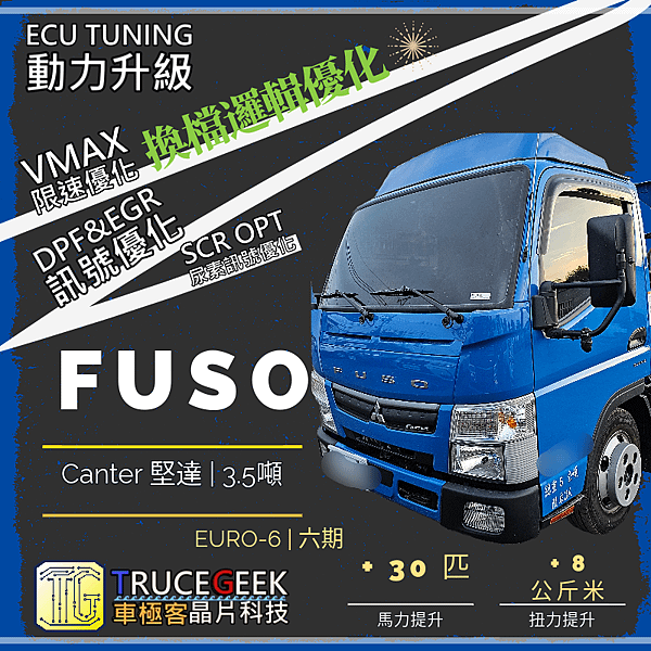 Fuso 三菱 canter 堅達 6 期 5T 放馬力+限