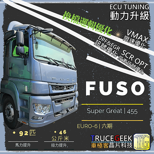 Fuso 6期 SuperGreat 455匹 大全餐@高雄