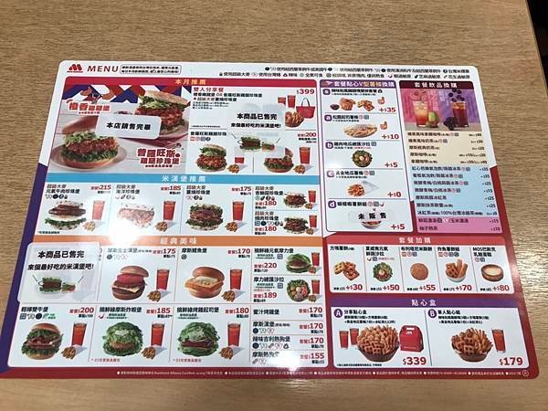 113/08/25摩斯漢堡 青年店(台北市萬華區青年路)