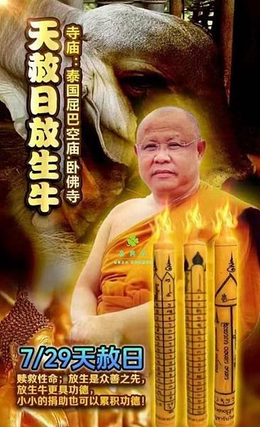 泰興奇 泰國在地 泰國翻譯 天赦日放生牛功德 臥佛寺 跑廟 