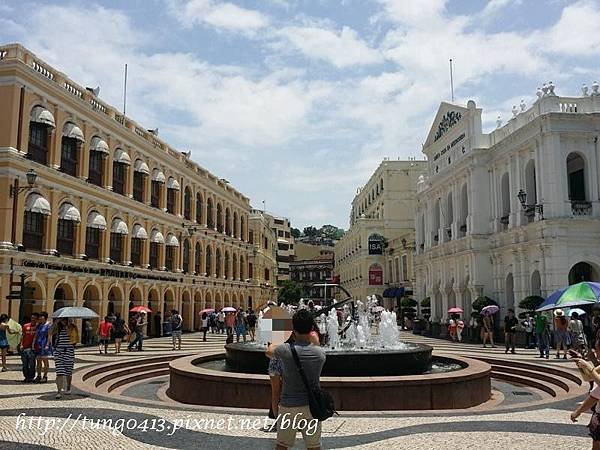 【澳門】旅遊塔之笨豬跳+空中漫步。大三巴+議事亭前地。威尼斯