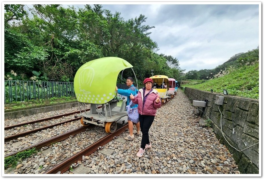 新北市八斗子《深澳鐵道自行車》騎乘在海天一色的東北角海岸風光