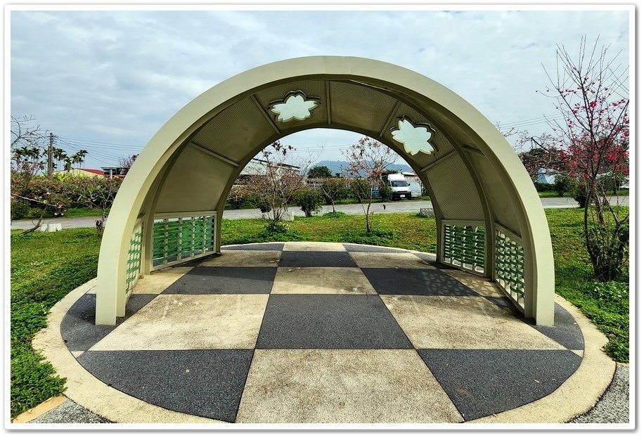 南投鹿谷鄉《小半天石馬公園》欣賞1年開2次花的河津櫻