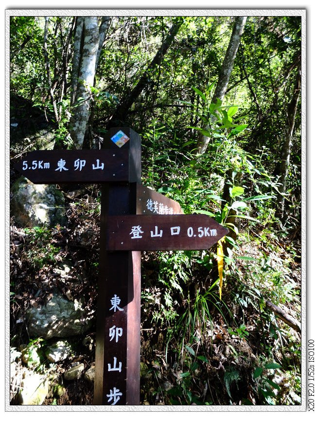 09:20 0.5km,往德芙蘭步道叉路口