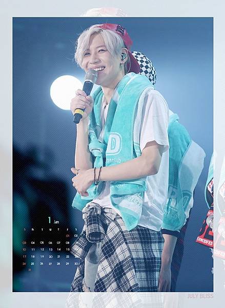 【ITAEM】3rd 2016 Calendar ‘ JULY BLISS 