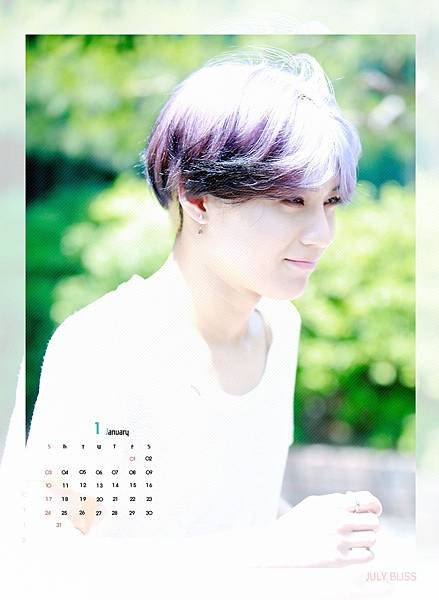 【ITAEM】3rd 2016 Calendar ‘ JULY BLISS 