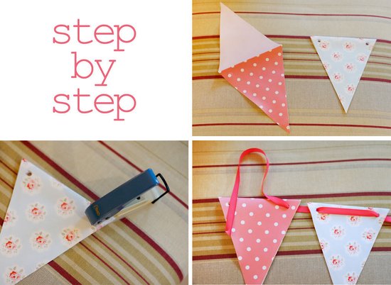 bunting step by step