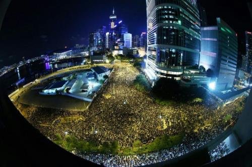 HK in protest