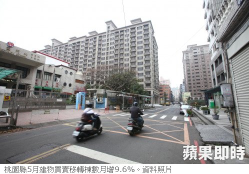 桃園買賣移轉棟數