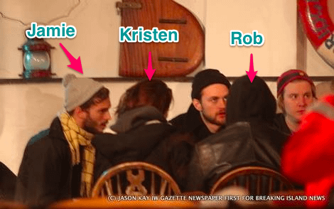 Jamie with Rob and Kristen