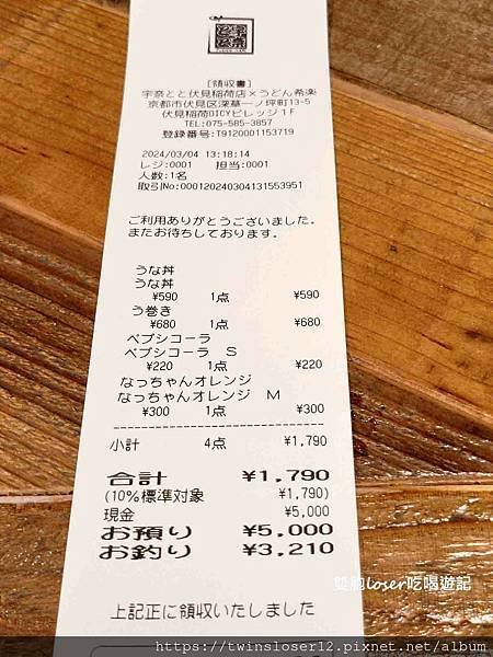 日本(京都)_名代宇奈とと鰻魚飯 うどん希楽 伏見稲荷店