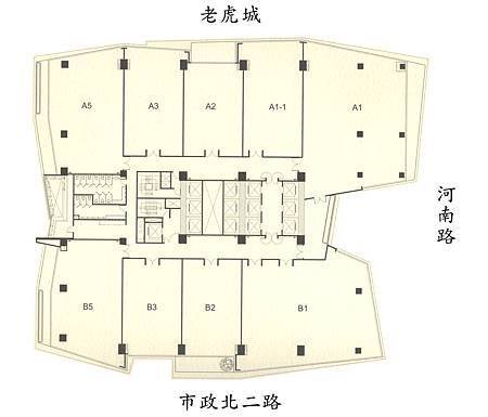 BHW鼎盛8-19F平面圖-加工