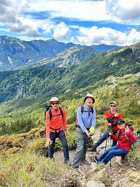 合歡山北峰。走過幾遍也不厭倦的山峰