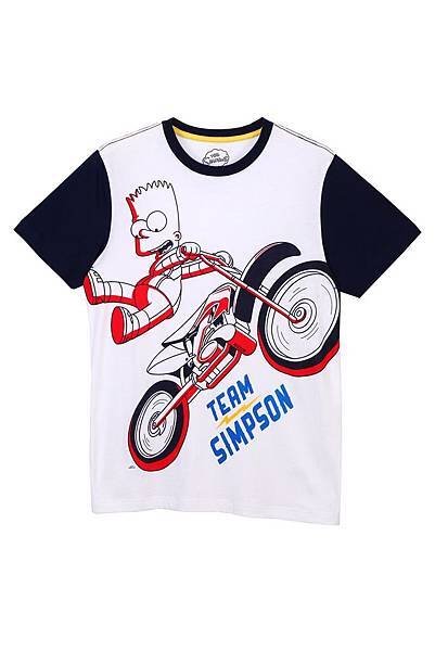 Hang Ten x The Simpsons 男裝-極限美式短袖T NT$1,190元