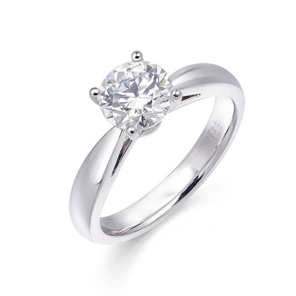 點睛品Infini Love Diamond 婚嫁系列900鉑金鑽石戒指 87758R