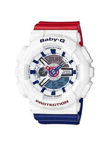 BABY-G White Tricolor Series_BA-110TR-7A_建議售價NT$4300