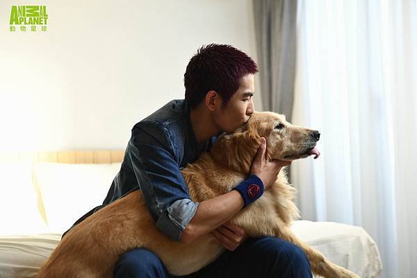 愛毛小孩的蕭敬騰為動物星球頻道全新節目《汪星人的故事》拍攝形象短片，擔任愛狗大使