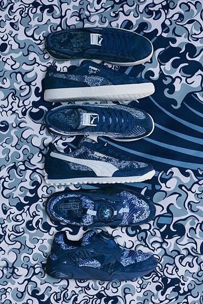 PUMA Clyde Marine NT$3,680、PUMA Easy Rider Marine NT$3,280、PUMA Disc Blaze Marine NT$4,980
