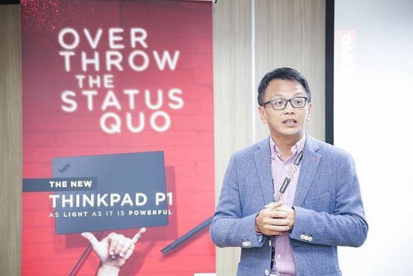Lenovo台灣區總經理林祺斌指出，Lenovo完整的工作站產品線，能滿足個類型的使用者需求.jpg