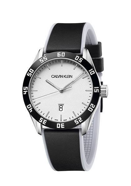 _CALVIN KLEIN compete系列腕錶(橡膠帶、亮銀白)_K9R31CD6_建議售價NT$7,500元 (1).jpg