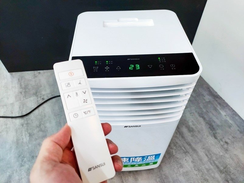 【開箱】SANSUI山水 WIFI智能清淨除濕移動式空調SW