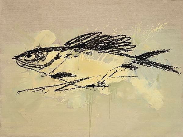 葉永青_Ye_Yongqing_魚_Fish150x200_cm _2014_布面丙烯_Acrylic_on_Canvas (1)