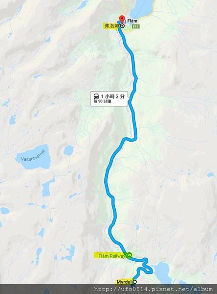 佛拉姆(Flam) +++峽灣森林火車(挪威縮影)+++麥爾達(Myrdal)(來回)