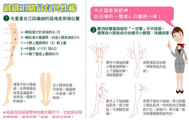 瘦小腿