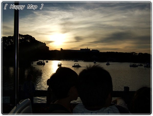 好浪漫的夕陽呀~
