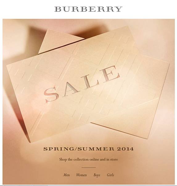 Burberry打折