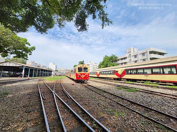 【嘉義市】阿里山森林鐵路車庫園區：鐵道迷必訪，月台、鐵道仍使