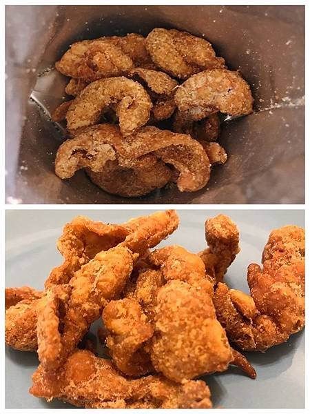 【開箱】台灣炸雞皮經脆脆（新鮮雞皮製作保留現炸鹽酥雞口感）宵夜、零食、下酒菜就靠它。雞皮控們快買起來～肯德基炸雞皮沒跟到也不用哭哭啦！－經脆脆炸雞皮（白胡椒 / 嗆辣芥末）