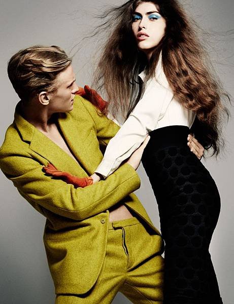 Dafne Cejas and Alexander Johansson by Marcus Ohlsson for bon FW11