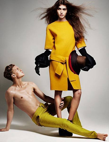 Dafne Cejas and Alexander Johansson by Marcus Ohlsson for bon FW11