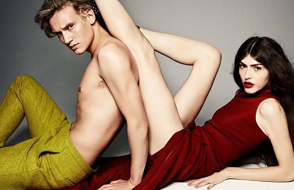 Dafne Cejas and Alexander Johansson by Marcus Ohlsson for bon FW11