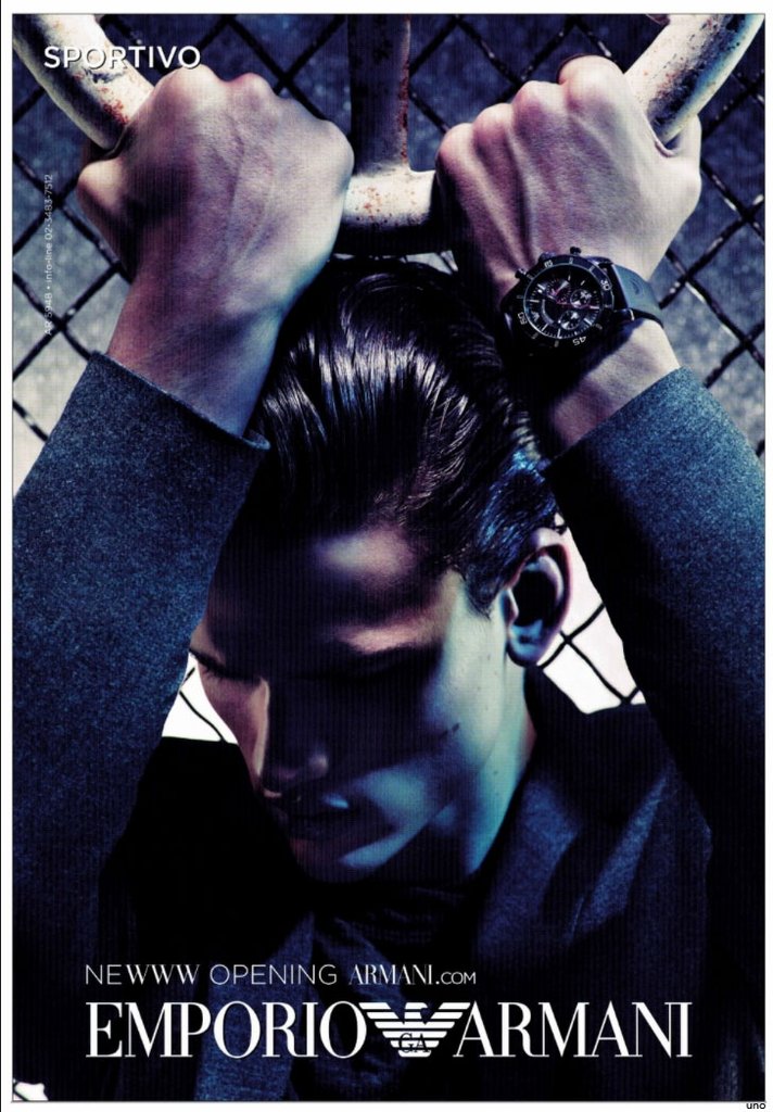 Simon Nessman for Armani Watch SPORTIVO 