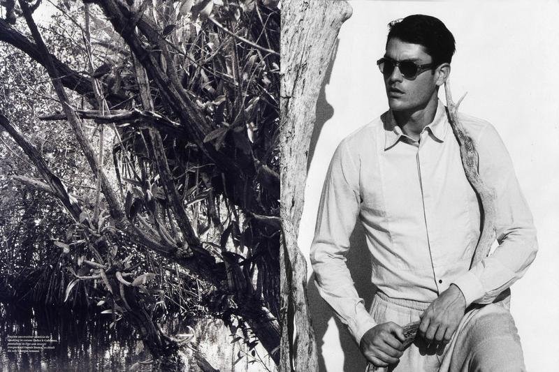 Tyson Ballou by Pablo Arroyo for L’Officiel Hommes Italia Spring/Summer 2012