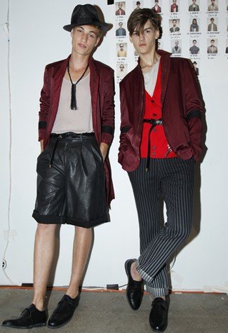 Backstage at Robert Geller RTW Men&apos;s Spring 2011